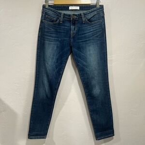 Flying Monkey Jeans Womens 25 Skinny Distress Dark Wash Blue